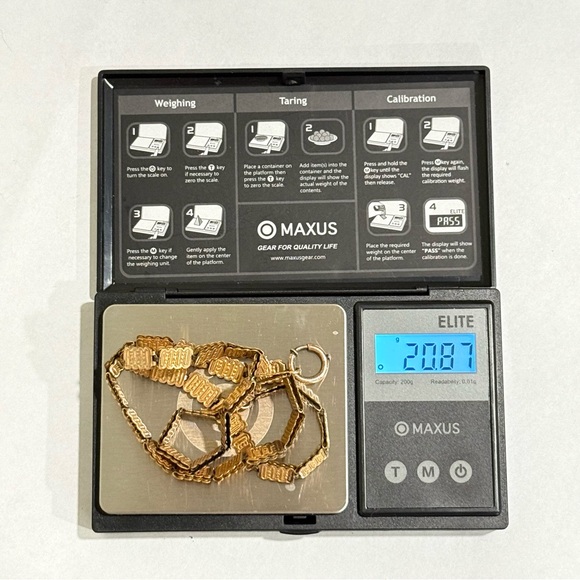 Vintage Antique Book Chain 18” Reversible Rolled Gold Plated Necklace - Picture 16 of 16